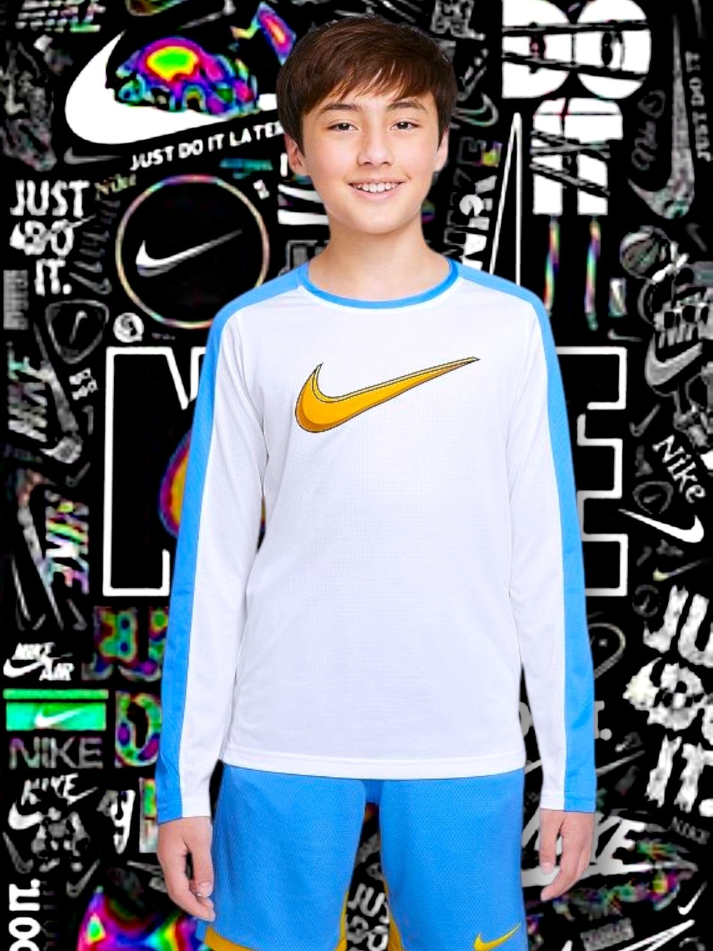 Nike Boys' (8-10) Dri-Fit Training Tee Size Large